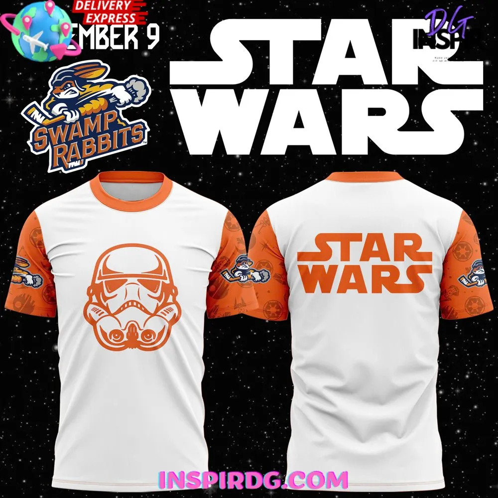 -Greenville Swamp Rabbits x Star Wars Night 2024 T-Shirt