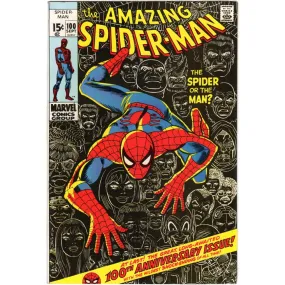 1971 Amazing Spiderman #100 Marvel Comics - Anniversary Edition - Fine