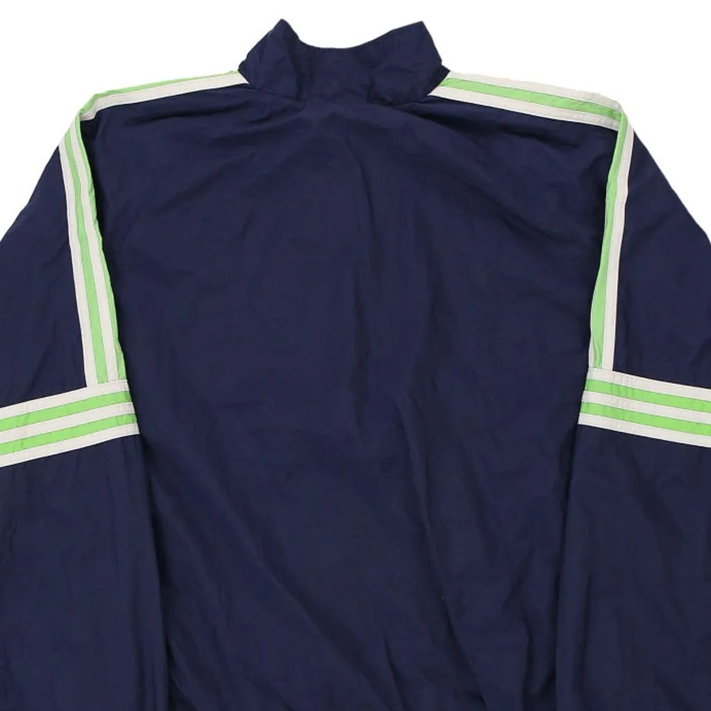 Adidas Shell Jacket - Large Navy Nylon