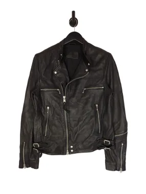 All Saints Leather Jacket - Size Medium