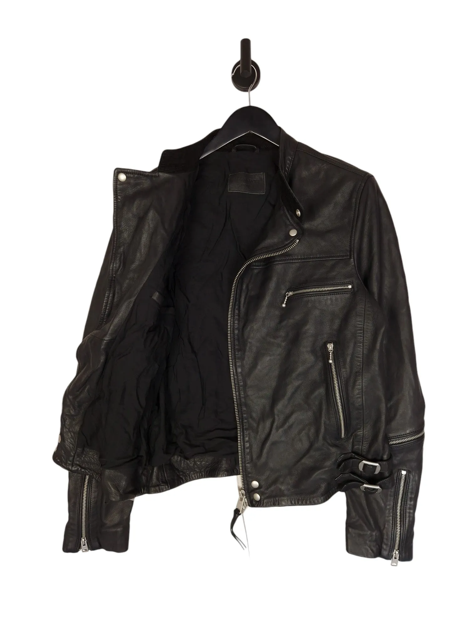 All Saints Leather Jacket - Size Medium