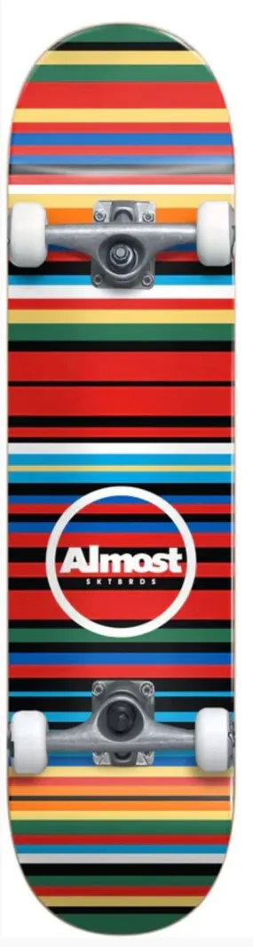 Almost Thin Stripes Complete Skateboard 7.75