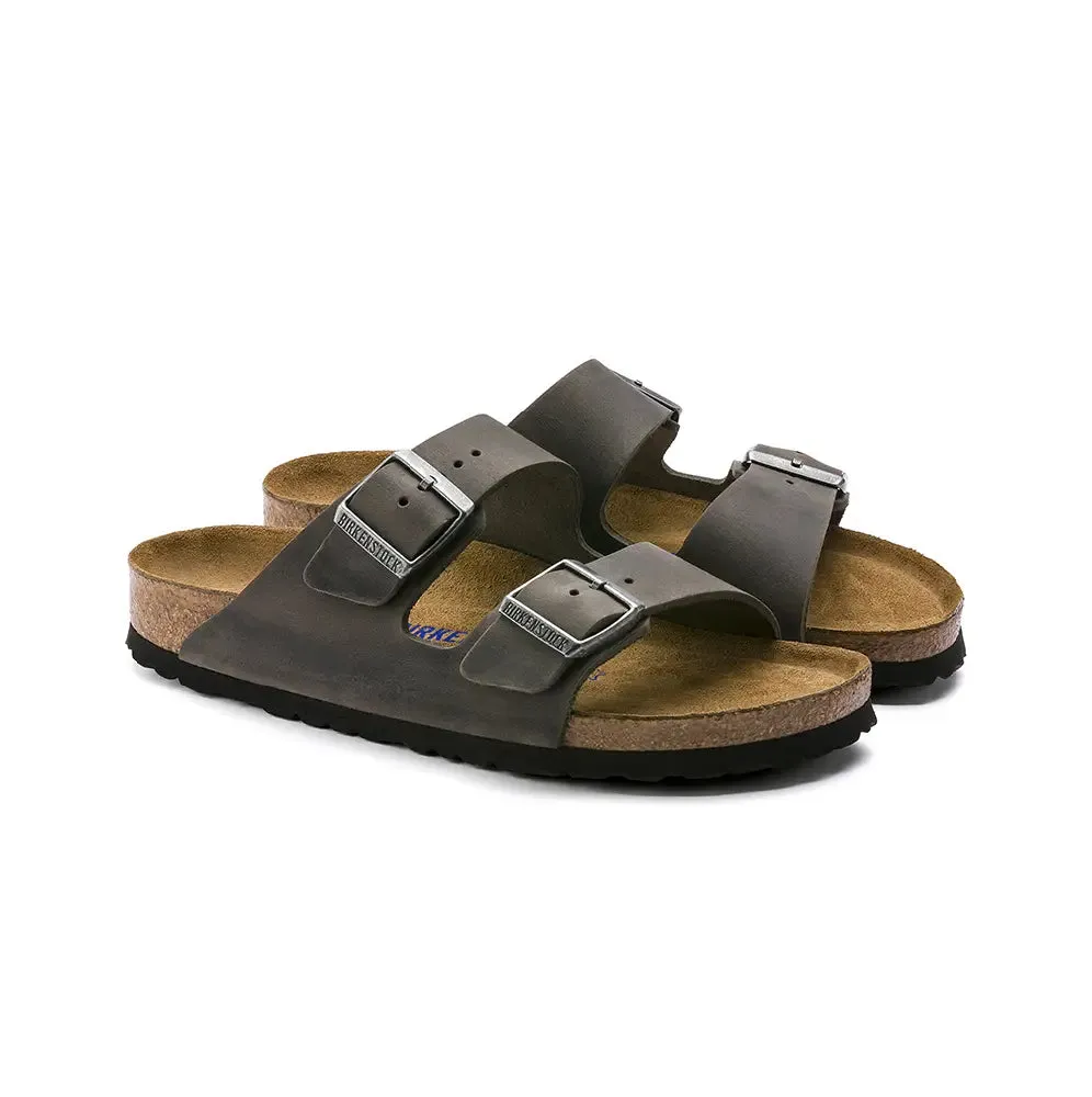 Arizona Sfb Iron Oiled Leather Sandals