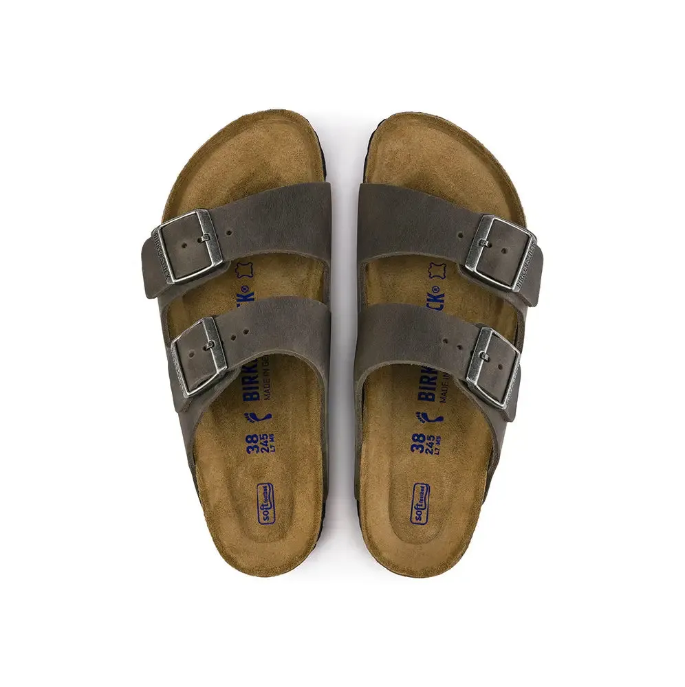 Arizona Sfb Iron Oiled Leather Sandals