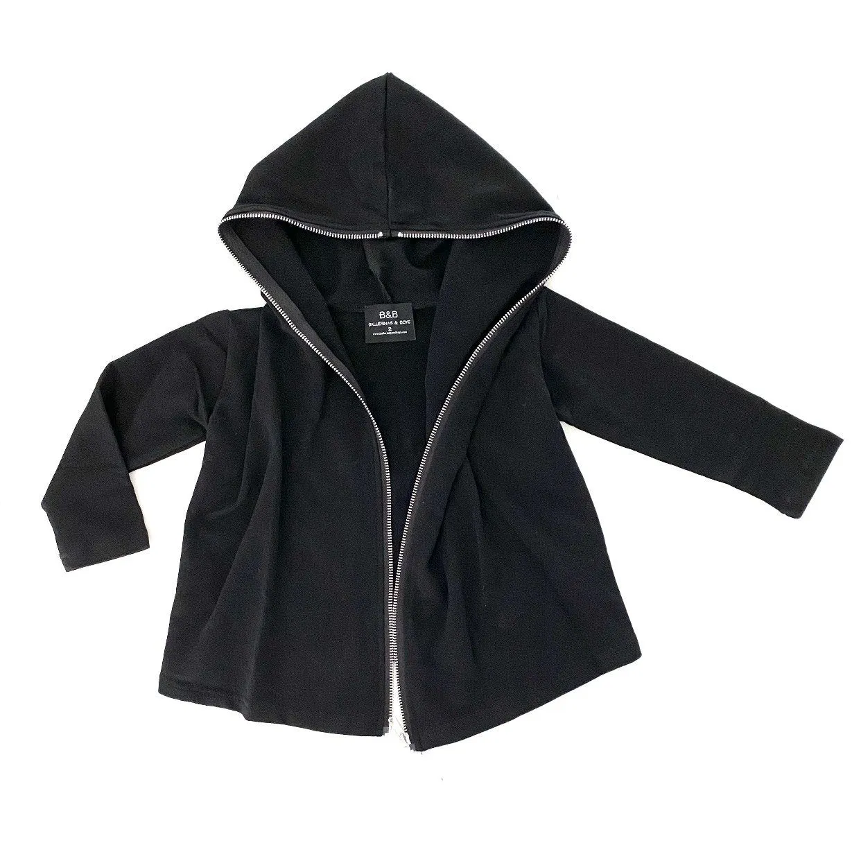 Ballerinas and Boys - Black Zipper Jacket