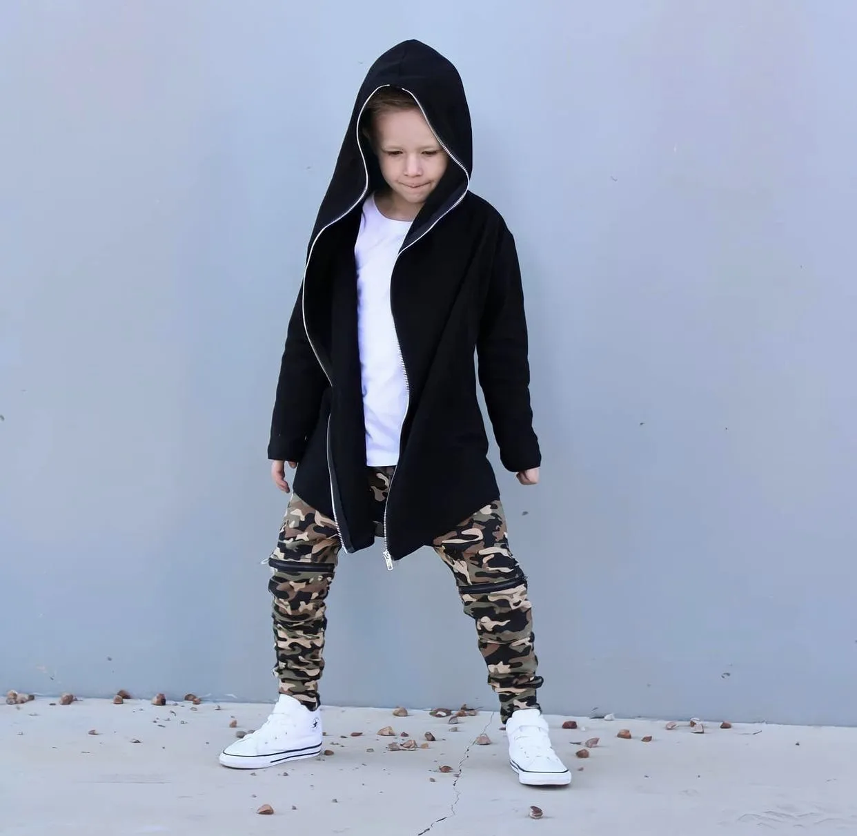 Ballerinas and Boys - Black Zipper Jacket