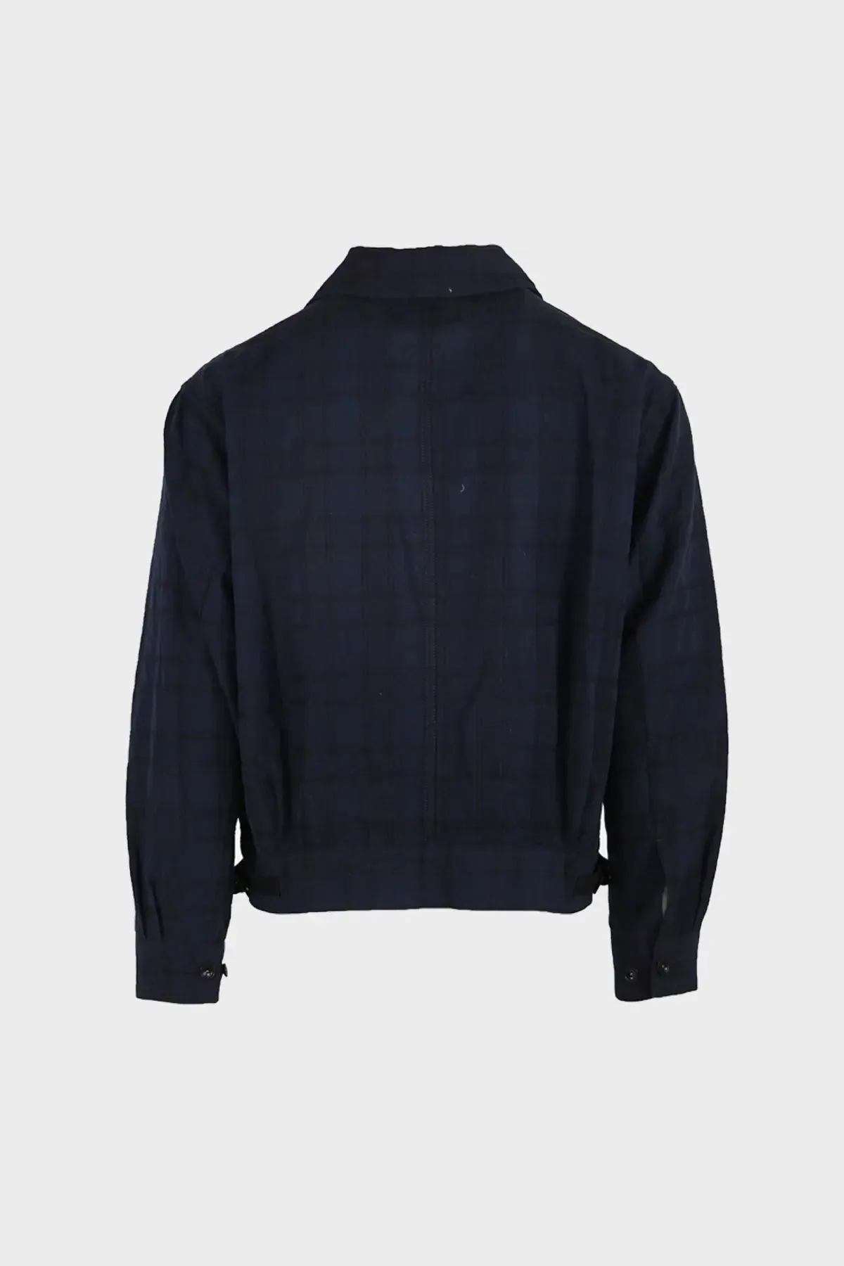 Battle Dress Jacket - Navy Linen Check