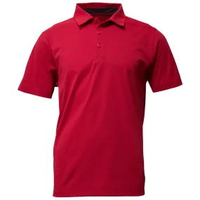 BAW Men's Red Sorona Polo