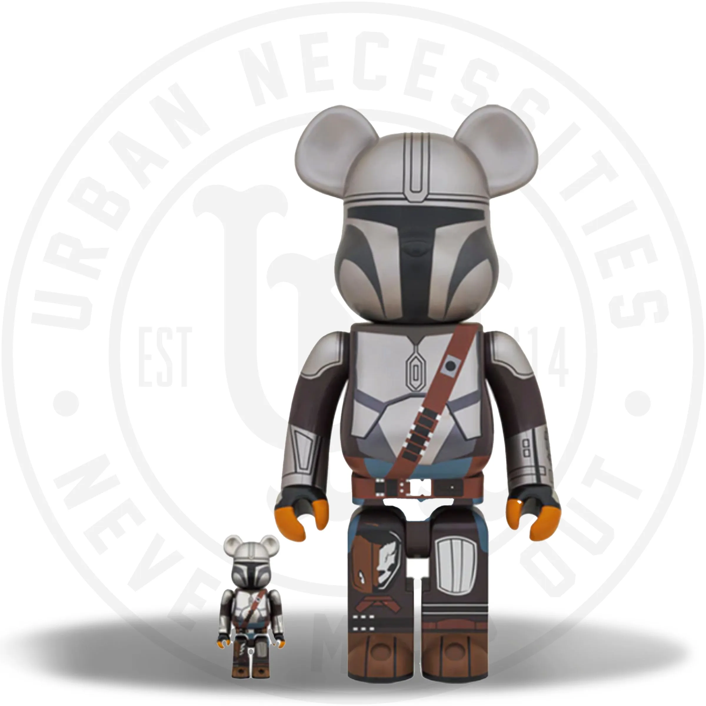 Bearbrick Star Wars The Mandalorian 100% & 400% Set