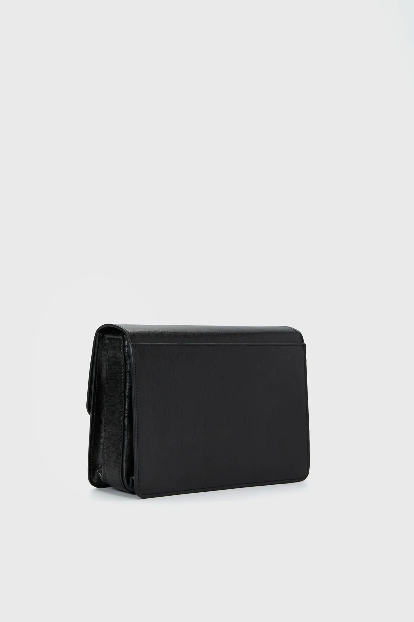 Black Saffiano Leather Anderson Crossbody