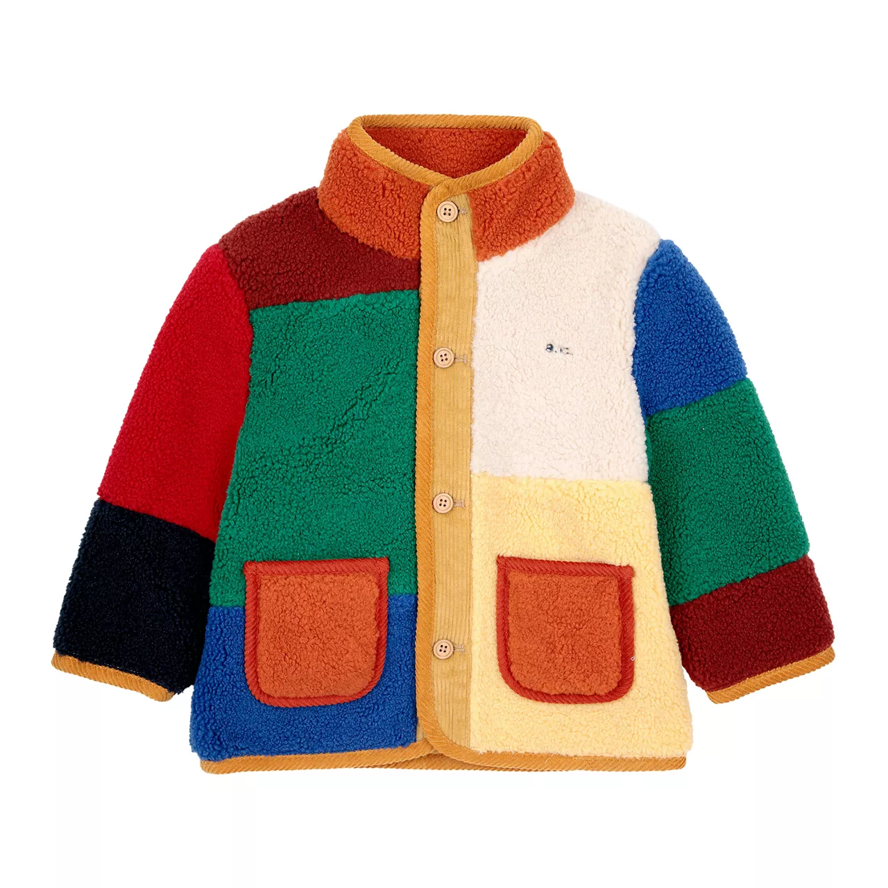 BOBO CHOSES Colour-Block Logo Jacket - Multi