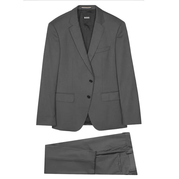 BOSS BLACK Boss Slim Fit Virgin Wool Serge Jacket - Grey (Piece 1)