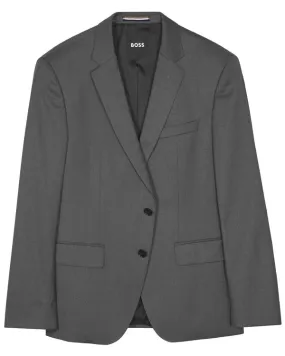 BOSS BLACK Boss Slim Fit Virgin Wool Serge Jacket - Grey (Piece 1)