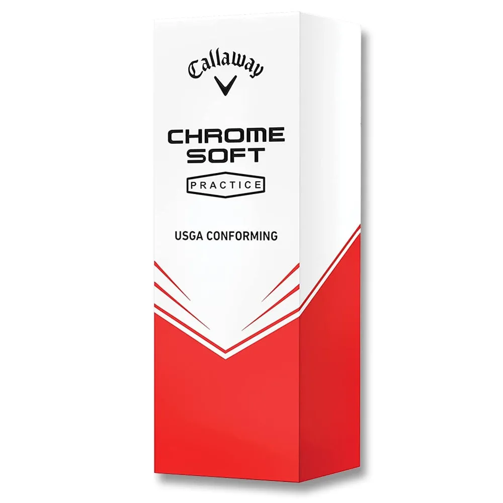 Callaway Chrome Soft Retail Practice Golf Balls 2021