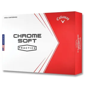 Callaway Chrome Soft Retail Practice Golf Balls 2021