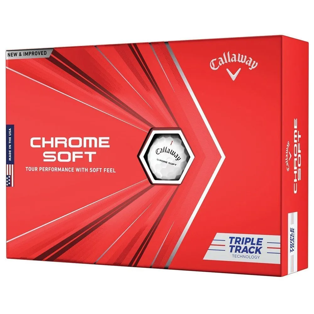 Callaway Chrome Soft Triple Track Golf Balls 2020