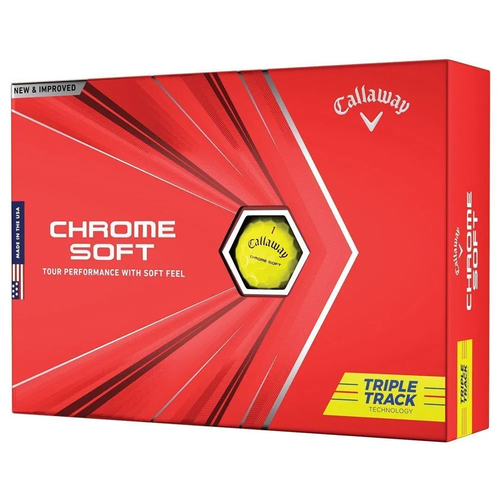 Callaway Chrome Soft Triple Track Golf Balls 2020