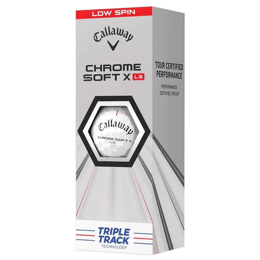 Callaway Chrome Soft X LS Triple Track Golf Balls 2021