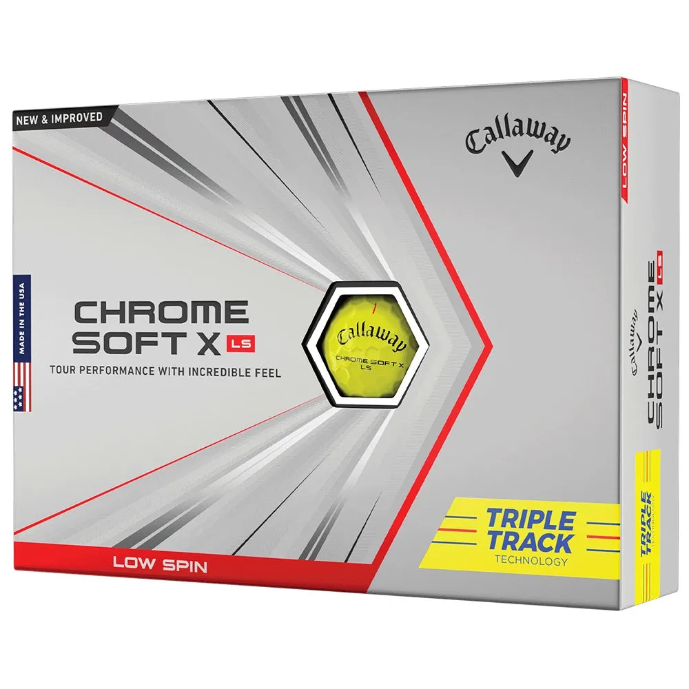 Callaway Chrome Soft X LS Triple Track Golf Balls 2021