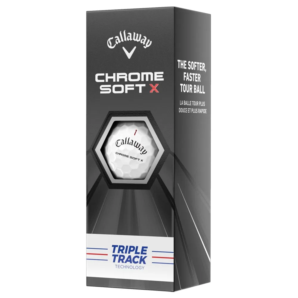 Callaway Chrome Soft X Triple Track Golf Balls 2020