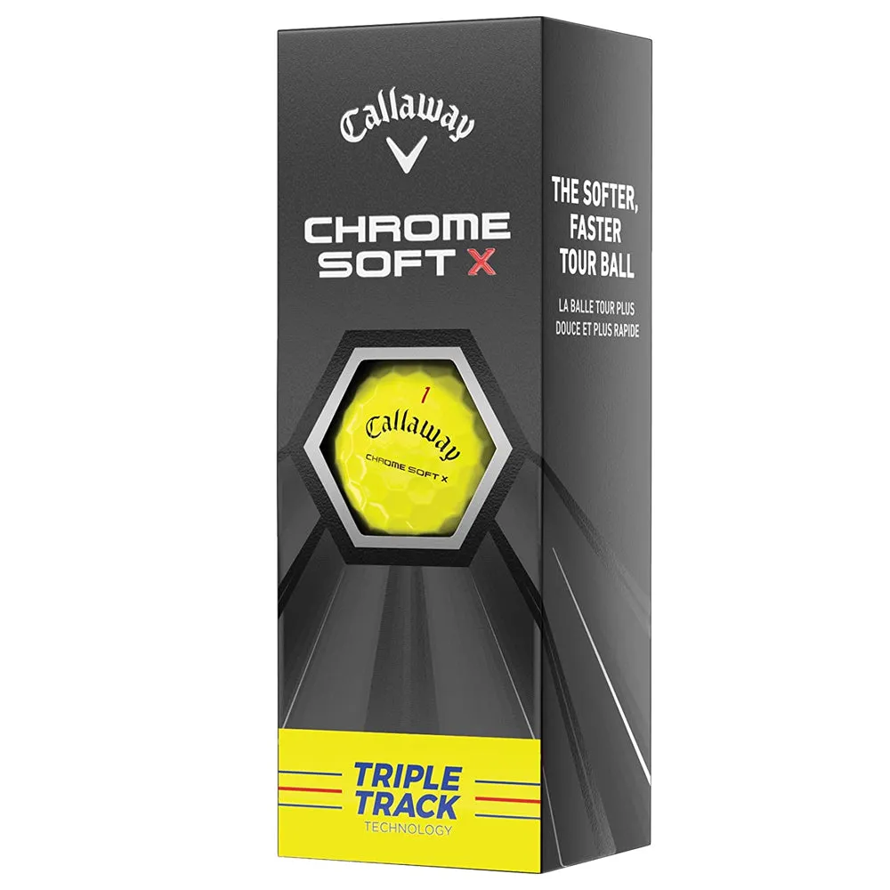 Callaway Chrome Soft X Triple Track Golf Balls 2020