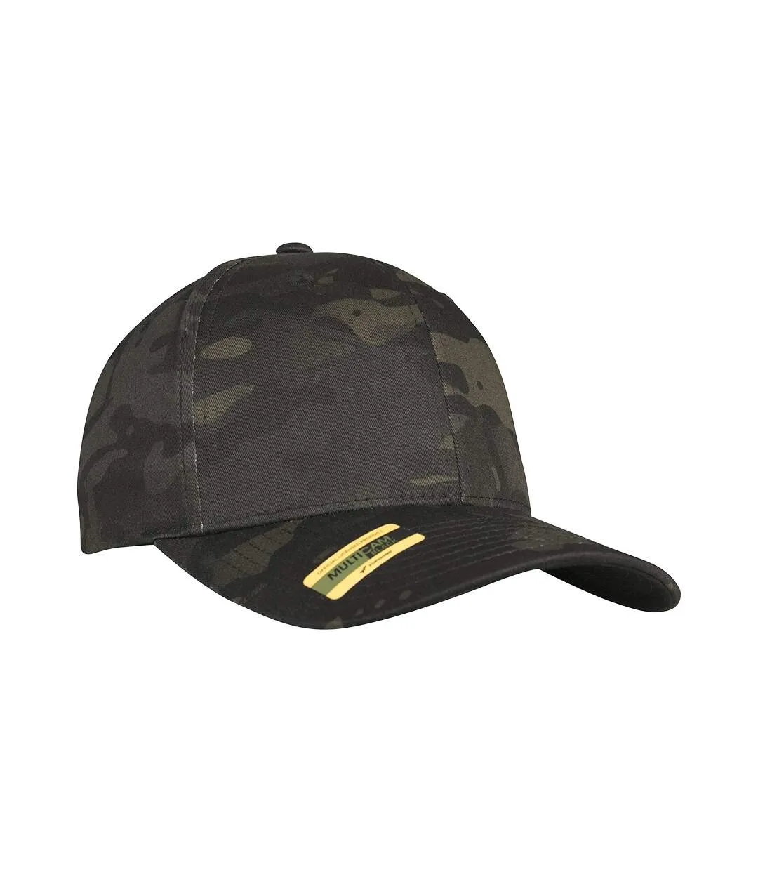 Camouflage cap black Flexfit