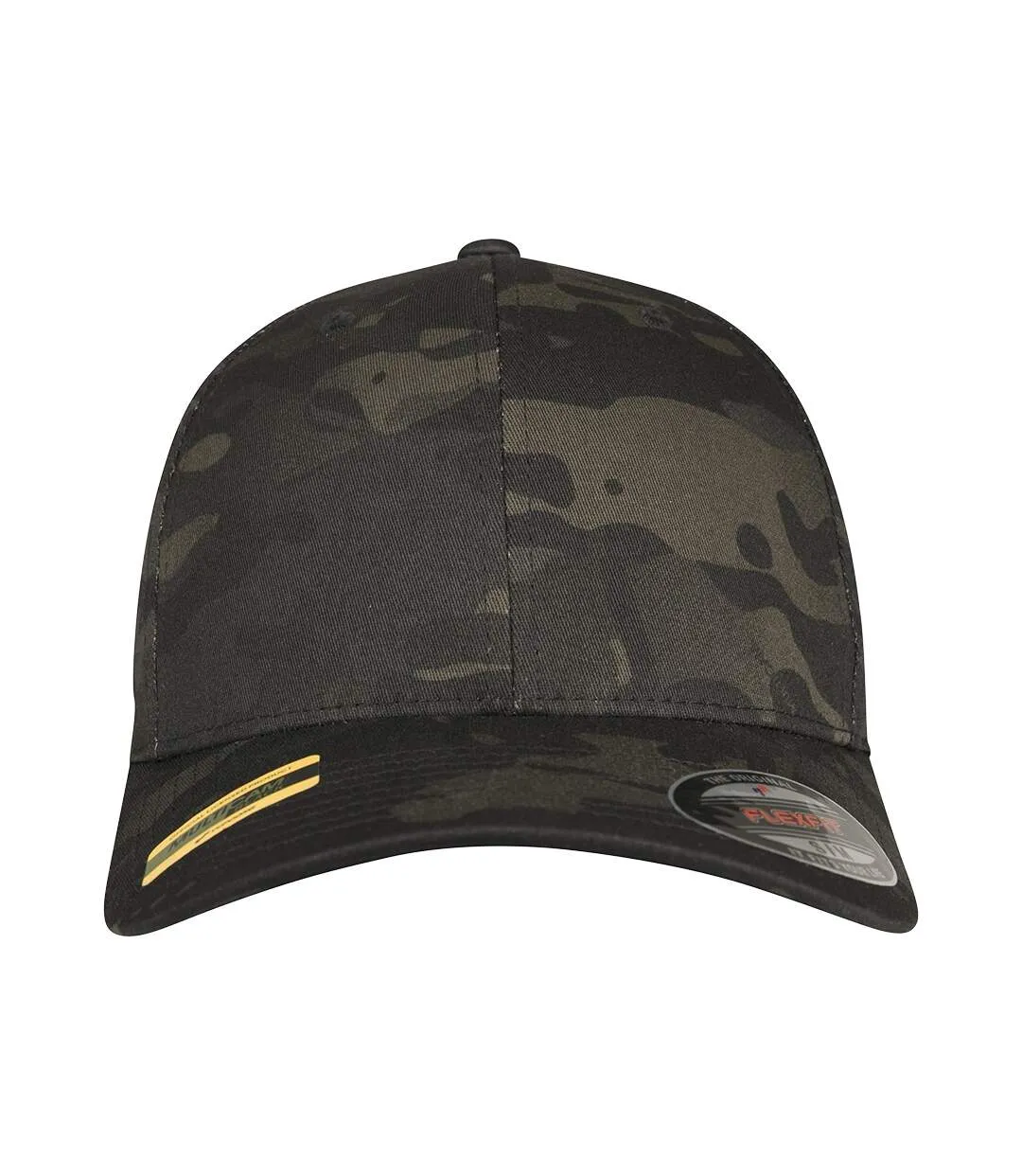 Camouflage cap black Flexfit