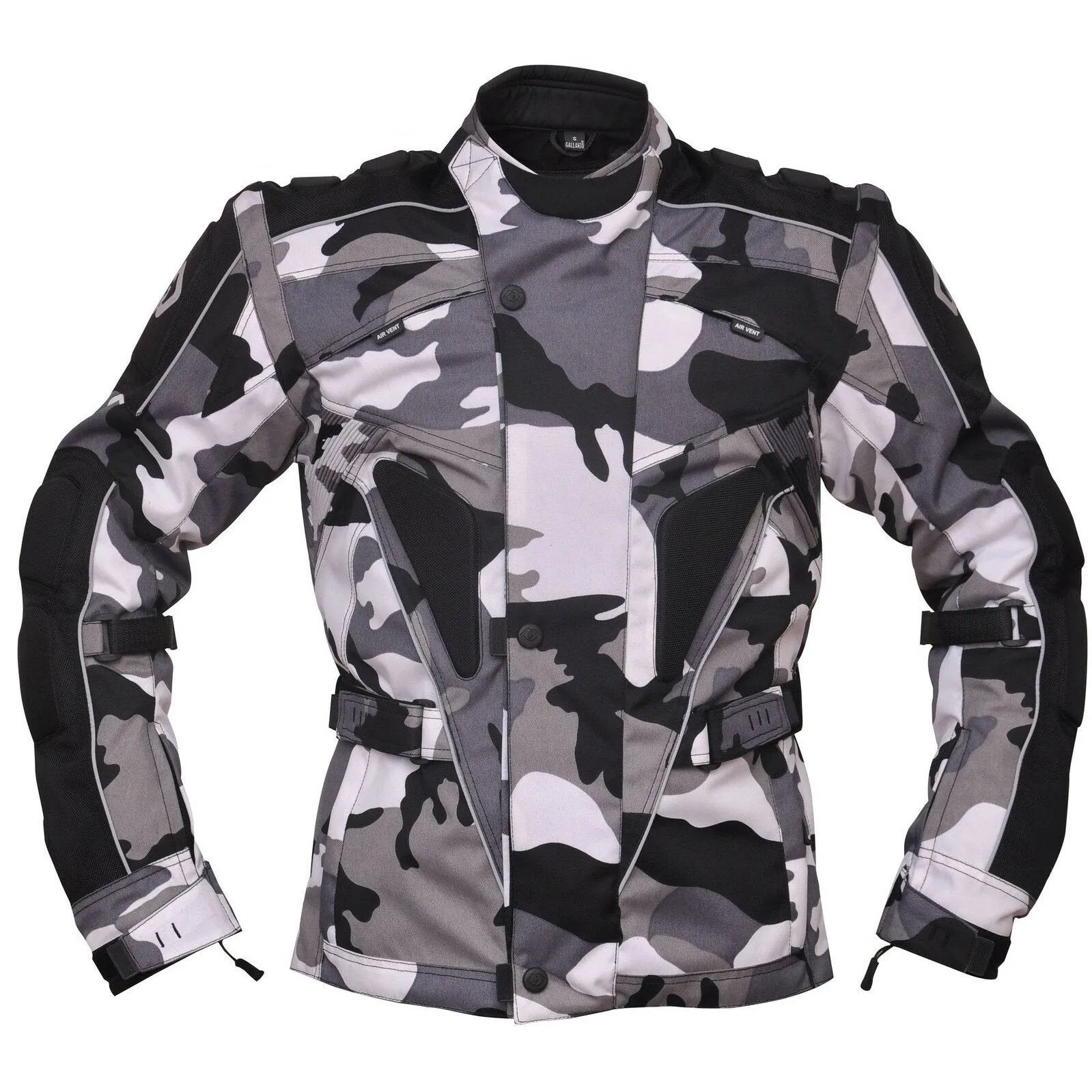 Camouflage Military Textile Motorcycle Armoured Jacket Biker