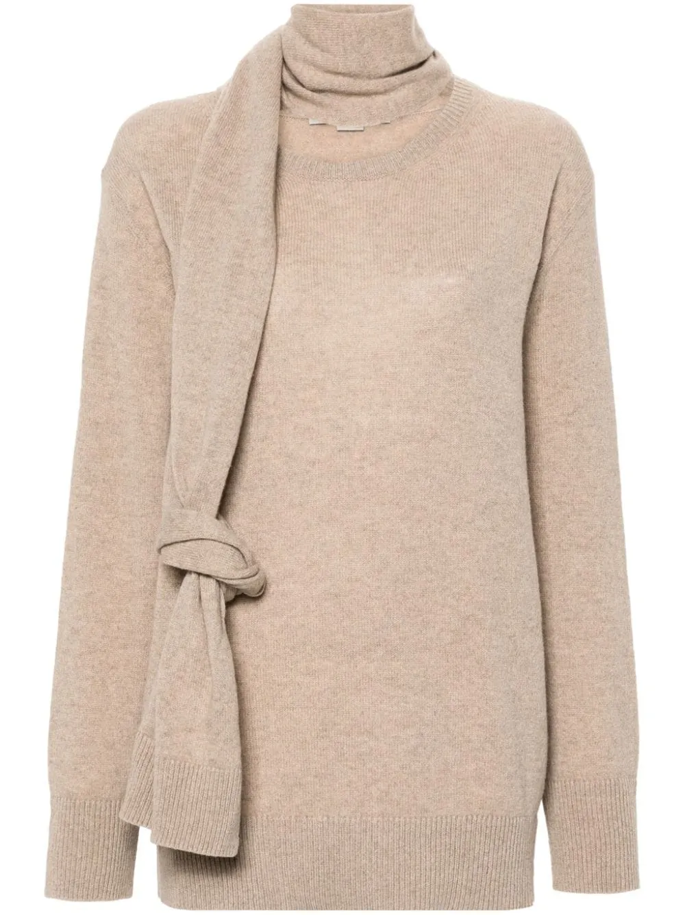 CASHMERE SCARF JUMPER