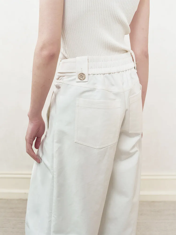 Casual Straight Simple Chic Wide-Pants