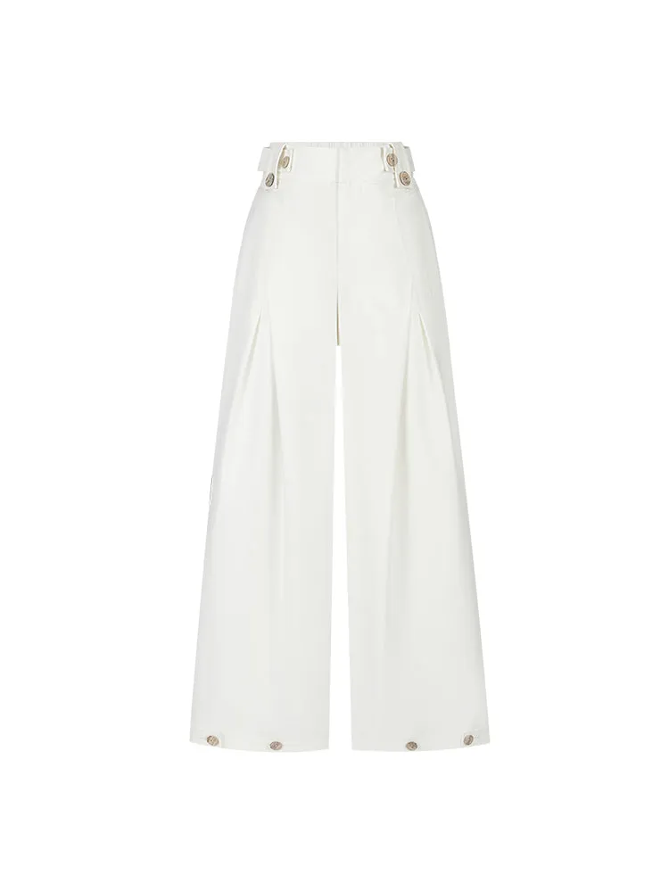 Casual Straight Simple Chic Wide-Pants