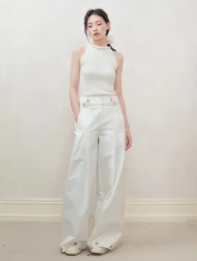 Casual Straight Simple Chic Wide-Pants