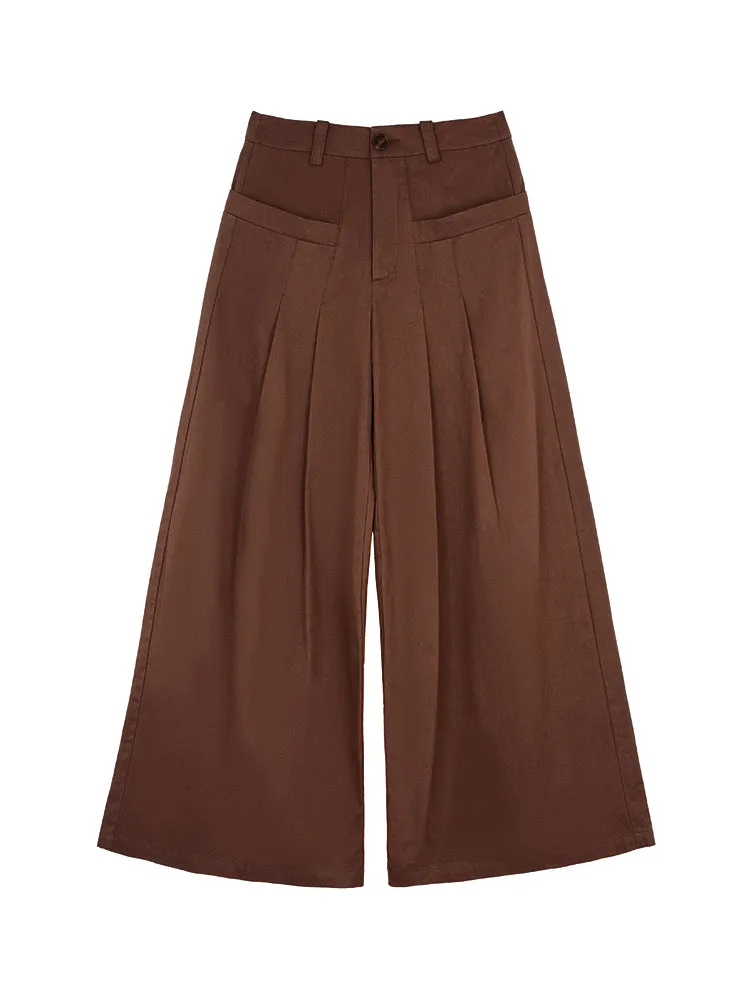 Casual Thick Flare Retro Cool Wide-Pants