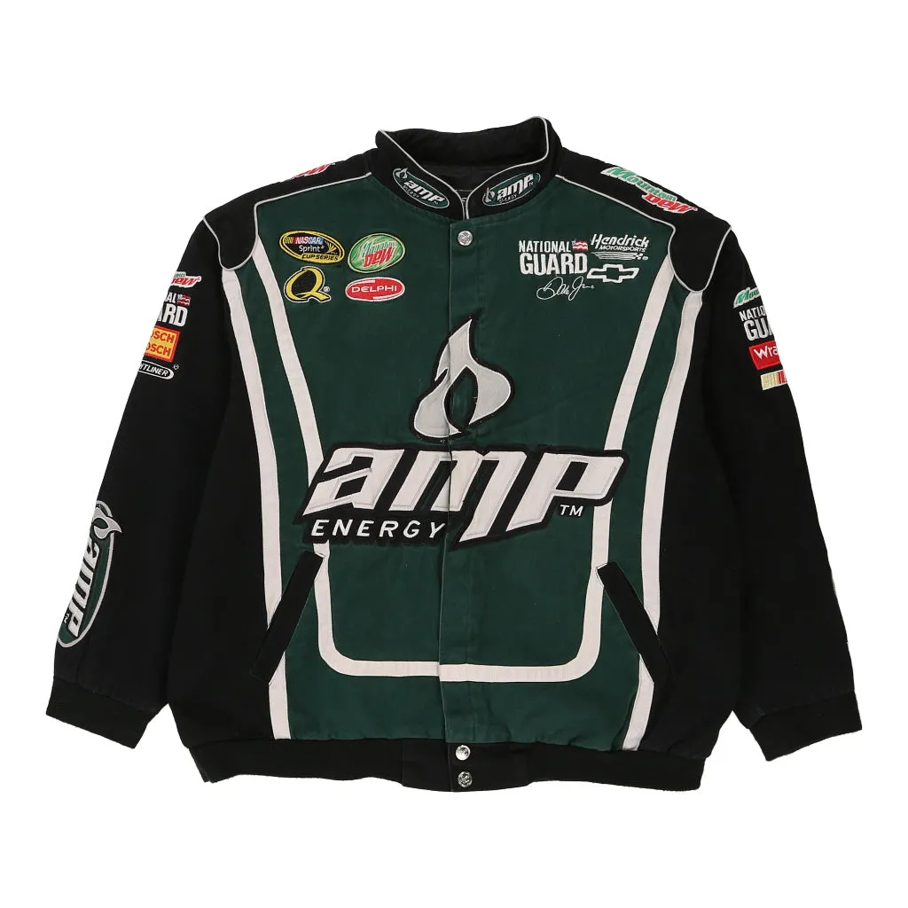 Dale Earnhardt Jr Chase Authentics Nascar Jacket - XL Green Cotton Blend