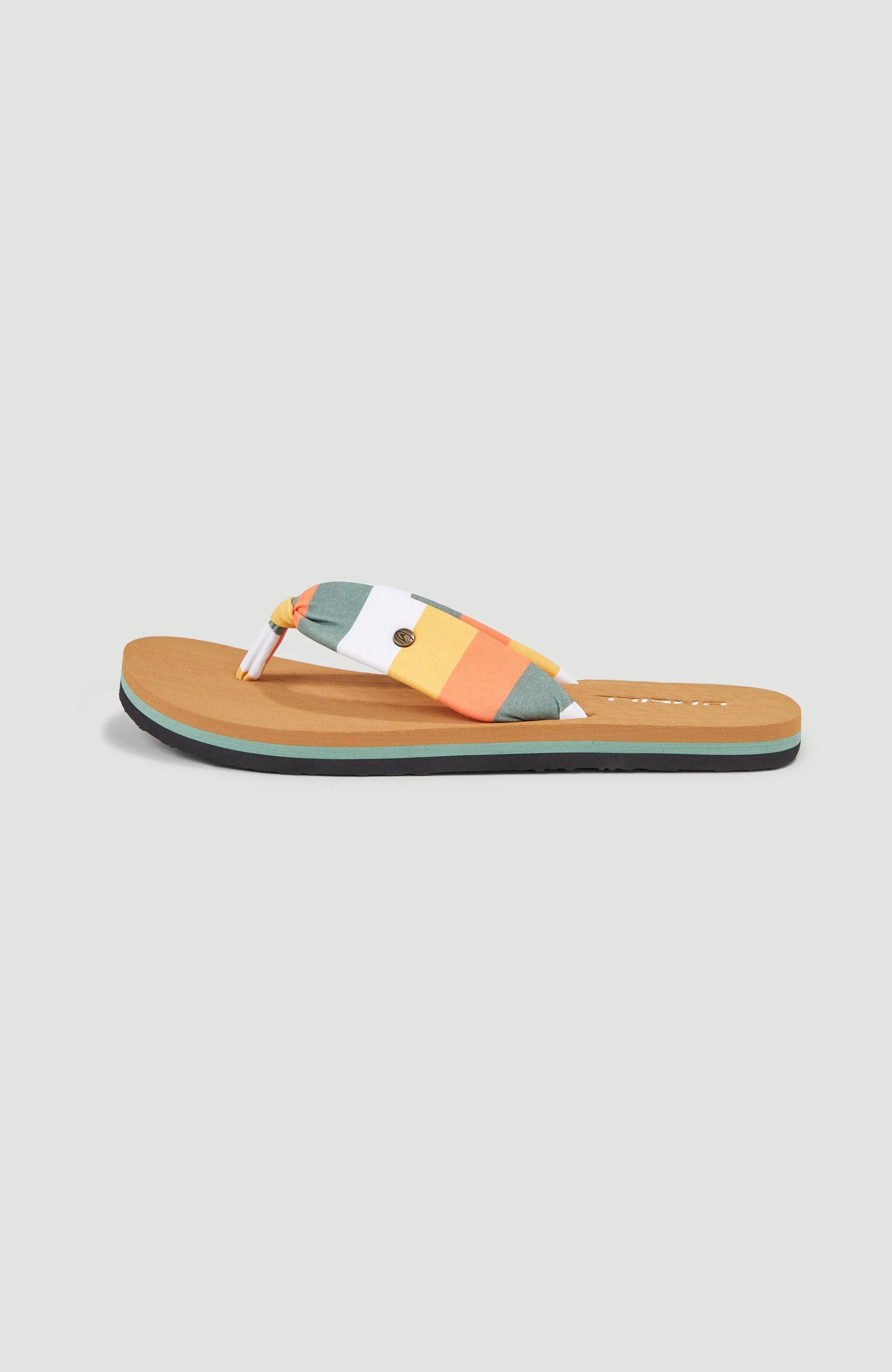 Ditsy Sun BLOOM Sandals | Orange Multistripe