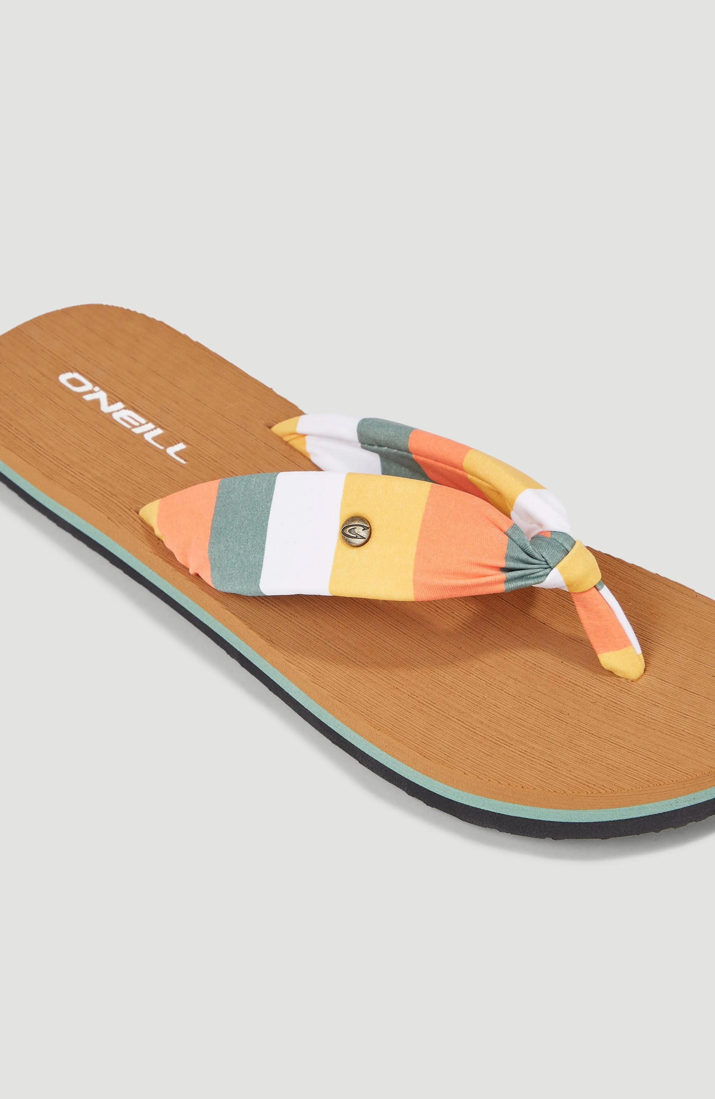 Ditsy Sun BLOOM Sandals | Orange Multistripe