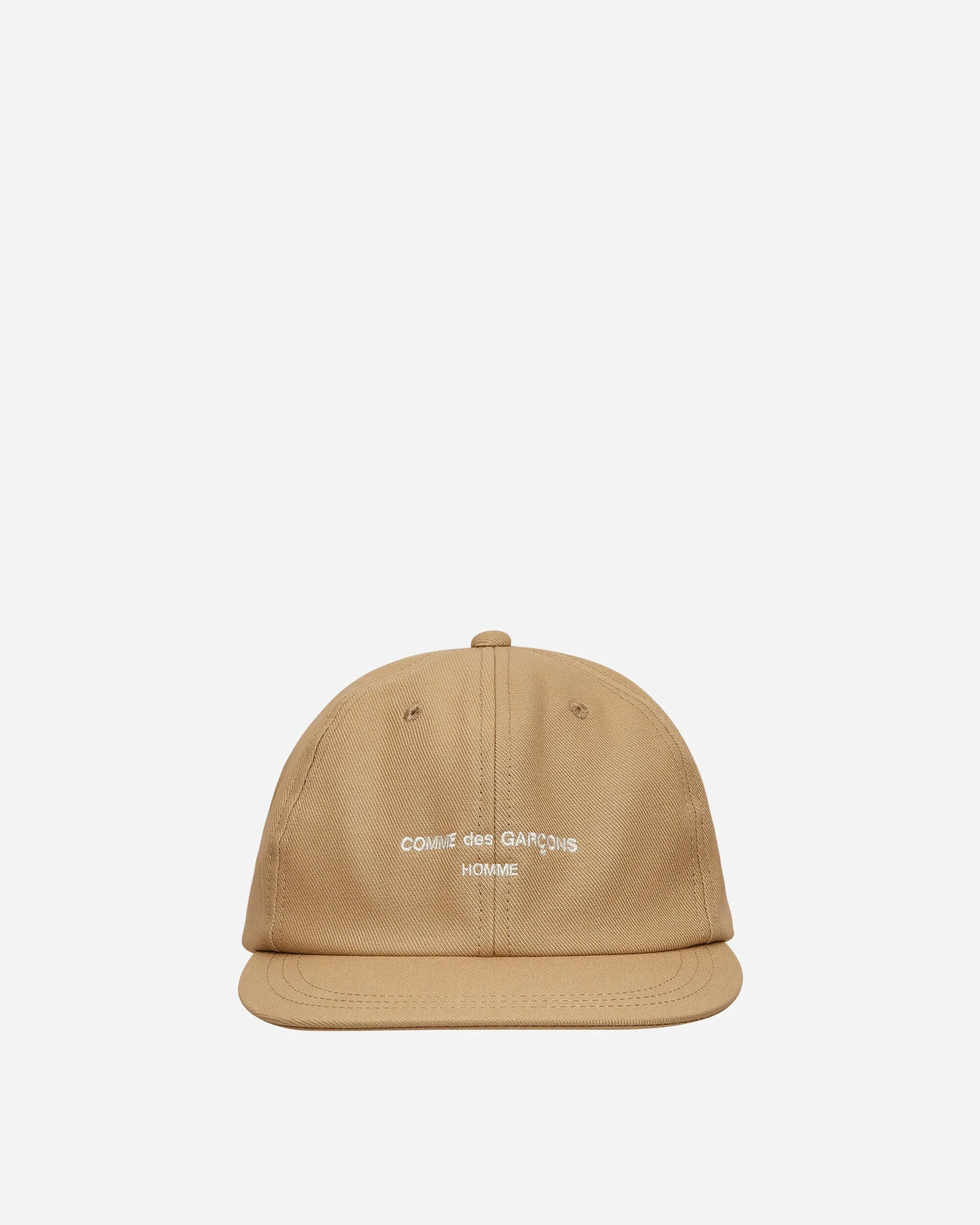 Embroidered Logo Cap Beige