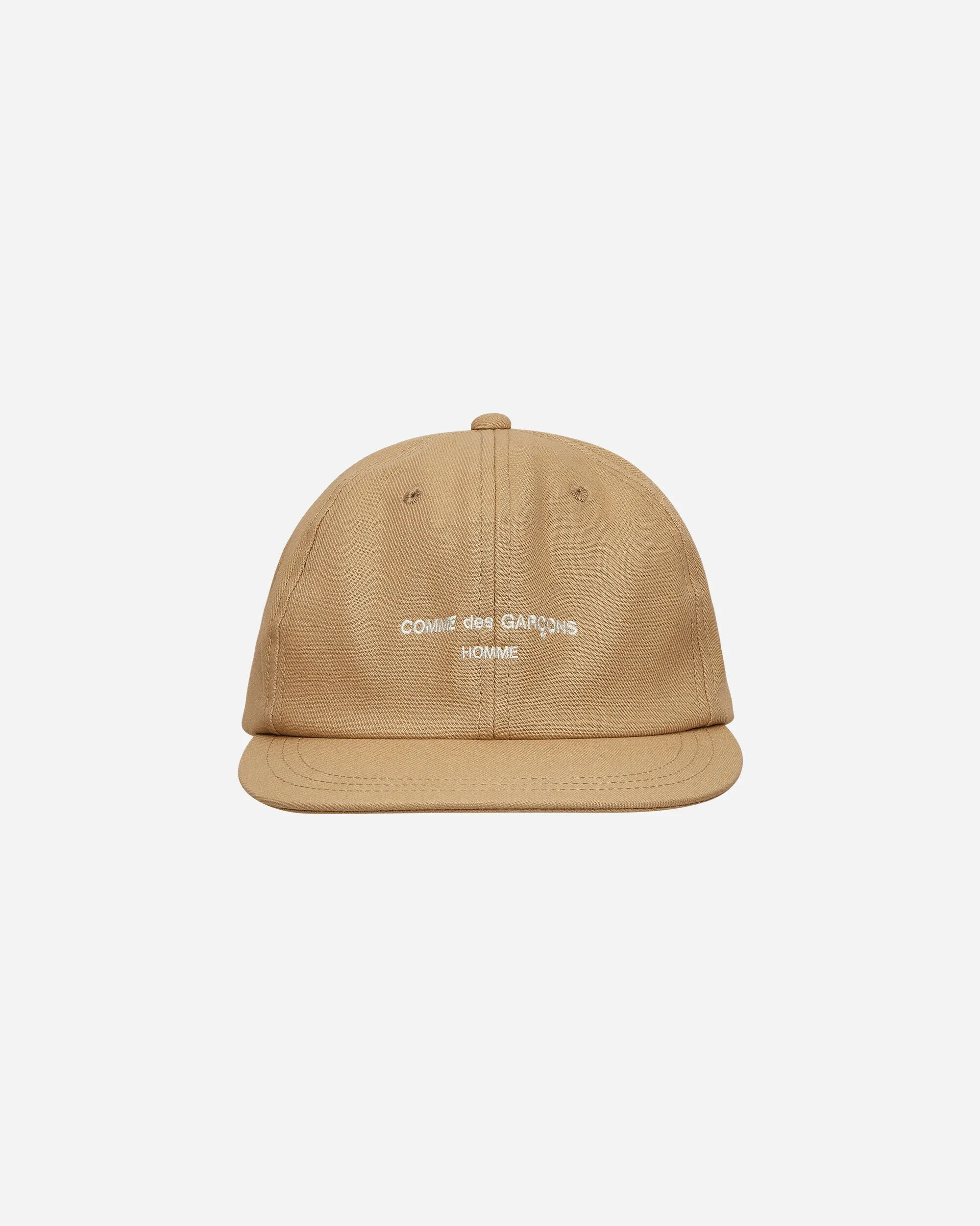 Embroidered Logo Cap Beige