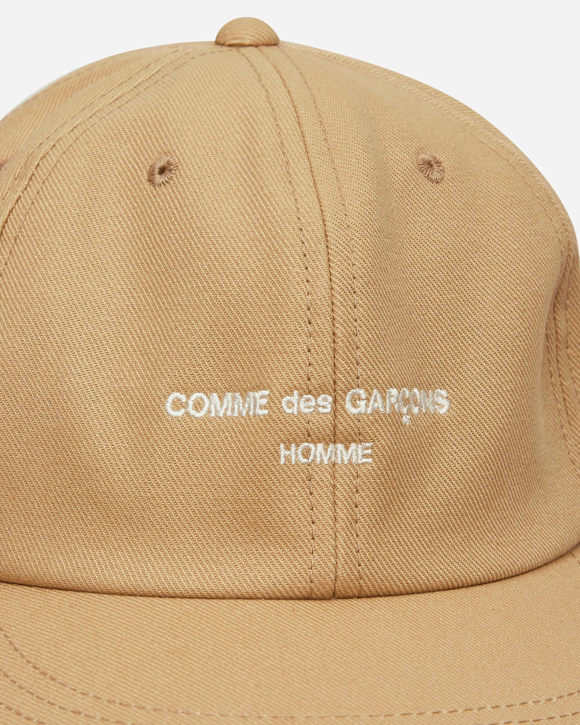 Embroidered Logo Cap Beige