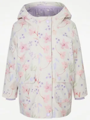 Floral Spotty 3 in 1 Fisherman Jacket | Kids | George at ASDA