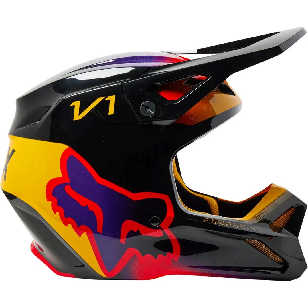 Fox - V1 Toxsyk Black Helmet