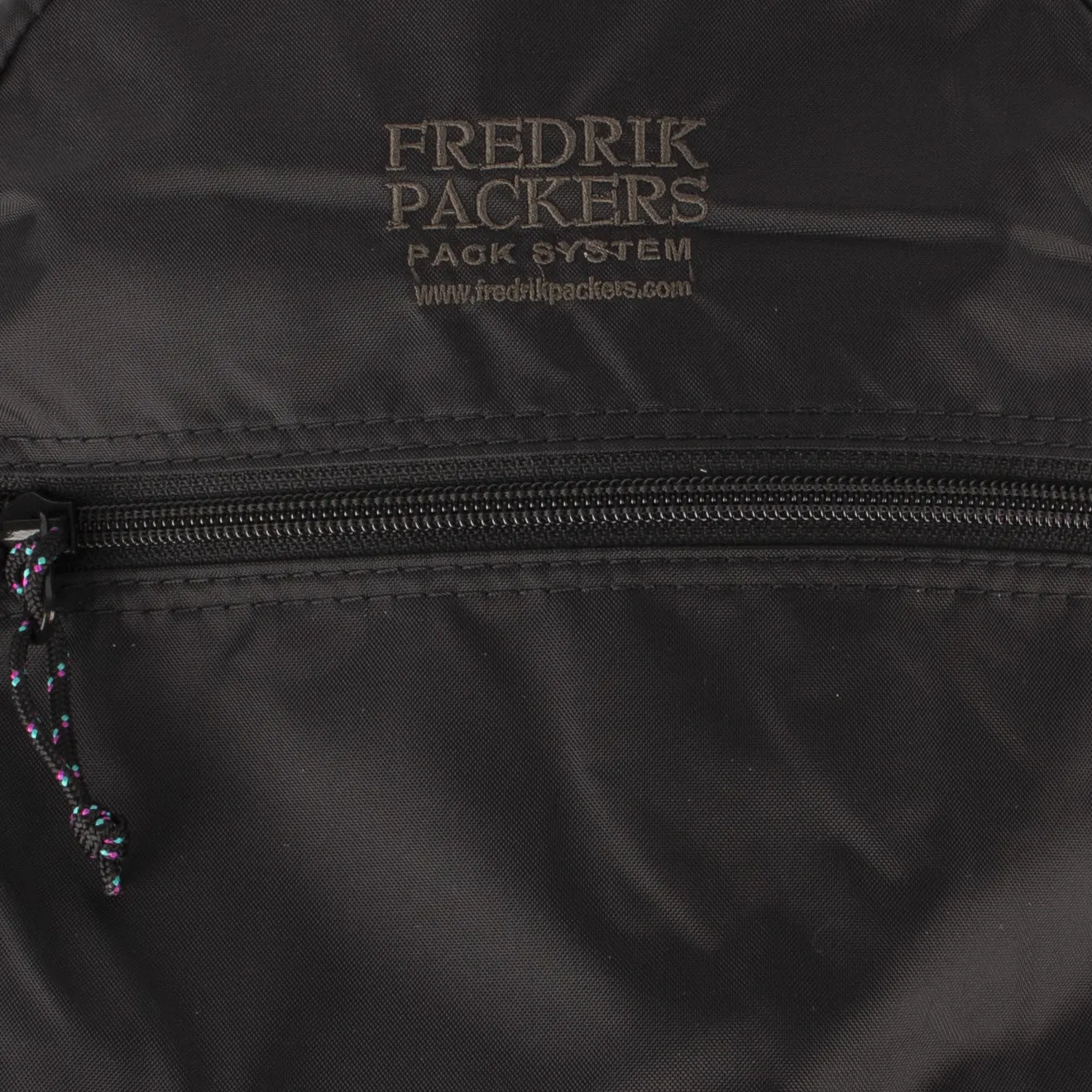 Fredrik Packers Double Zip Backpack Black