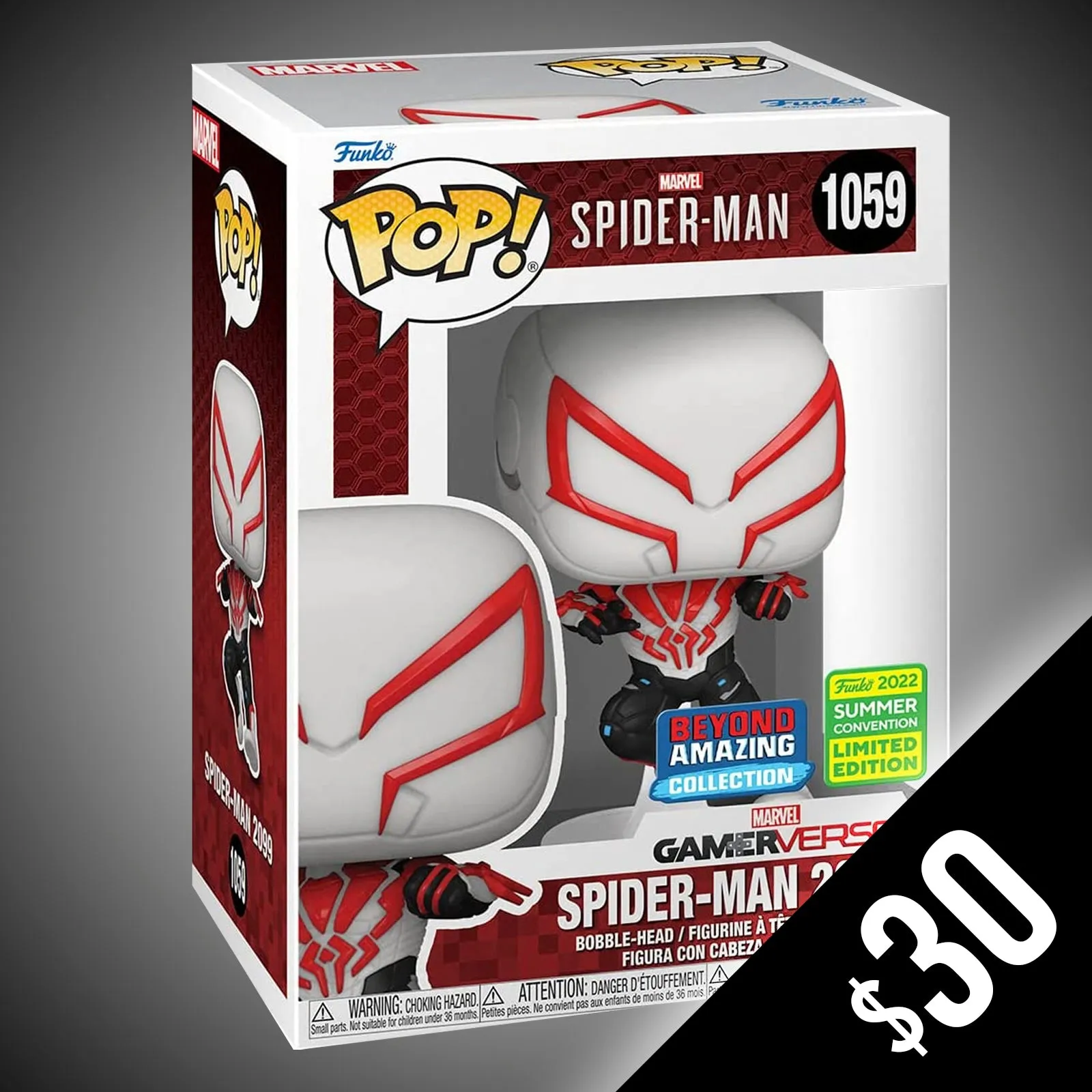 Funko Pop! Marvel: Spider-Man 2099 (Shared Sticker) #1059