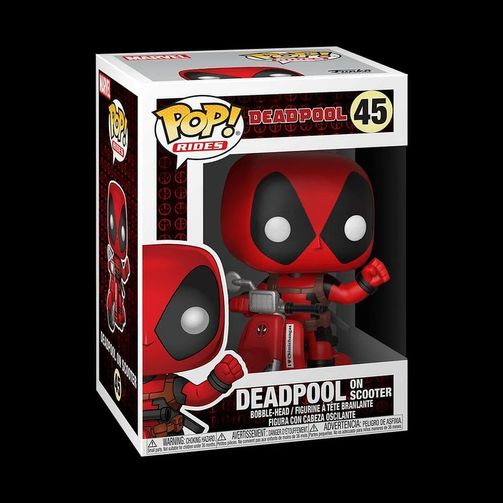 Funko POP! Rides Marvel Deadpool on Scooter