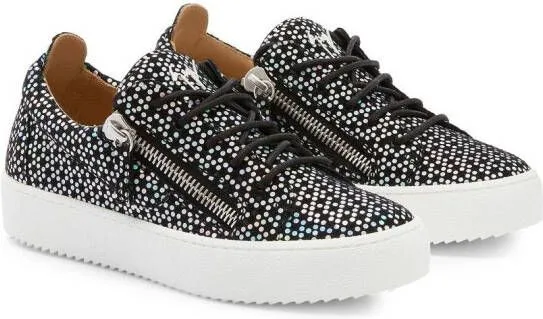 Giuseppe Zanotti Gail polka dot-print sneakers Black