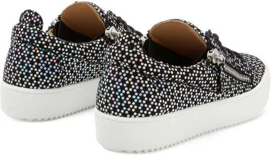 Giuseppe Zanotti Gail polka dot-print sneakers Black