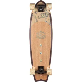 Globe Chromatic 33 Longboard Skateboard - White Oak/Jaguar