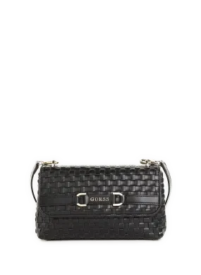 GUESS  Textured shoulder bag - Black