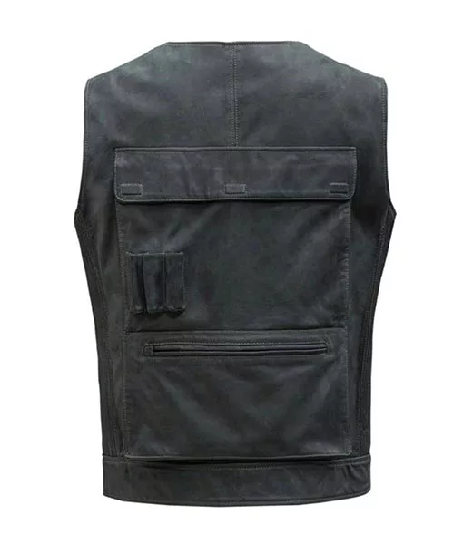 Han Solo Star Wars Black Leather Vest | TLC