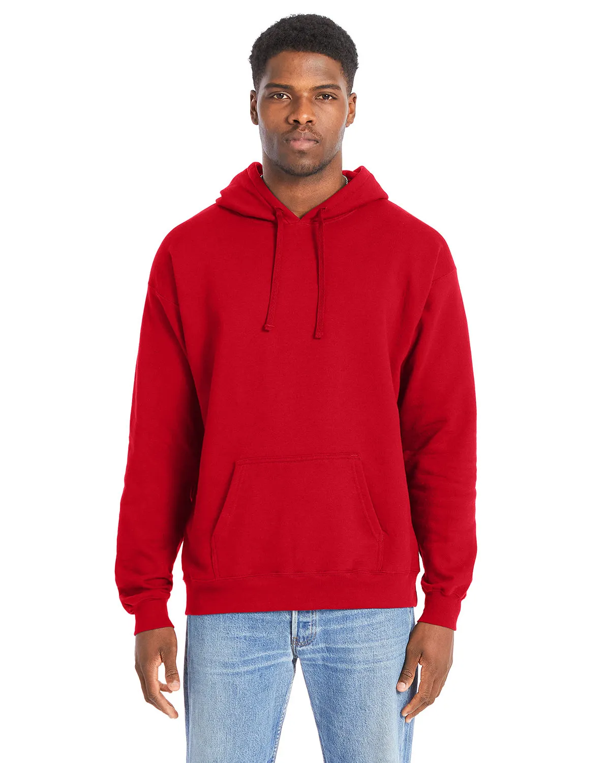 Hanes RS170 Adult Perfect Sweats Pullover Hooded Sweatshirt